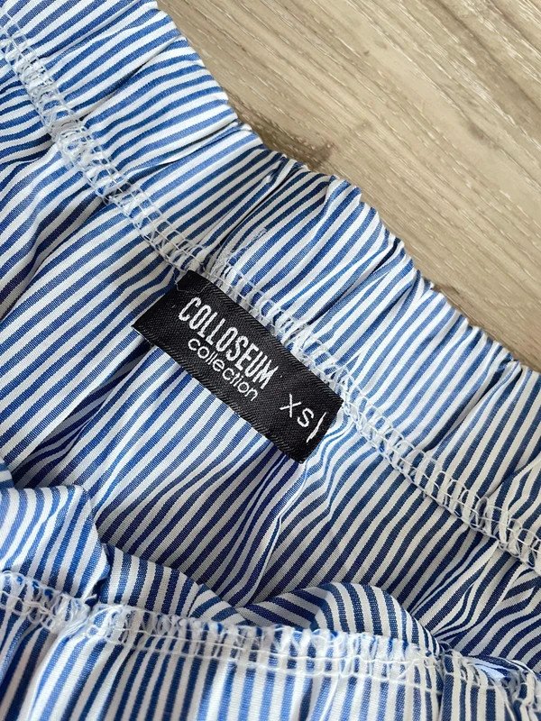 Gestreifte Offshoulder-Bluse | Colloseum