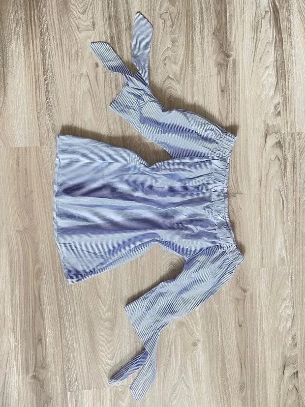 Gestreifte Offshoulder-Bluse | Colloseum