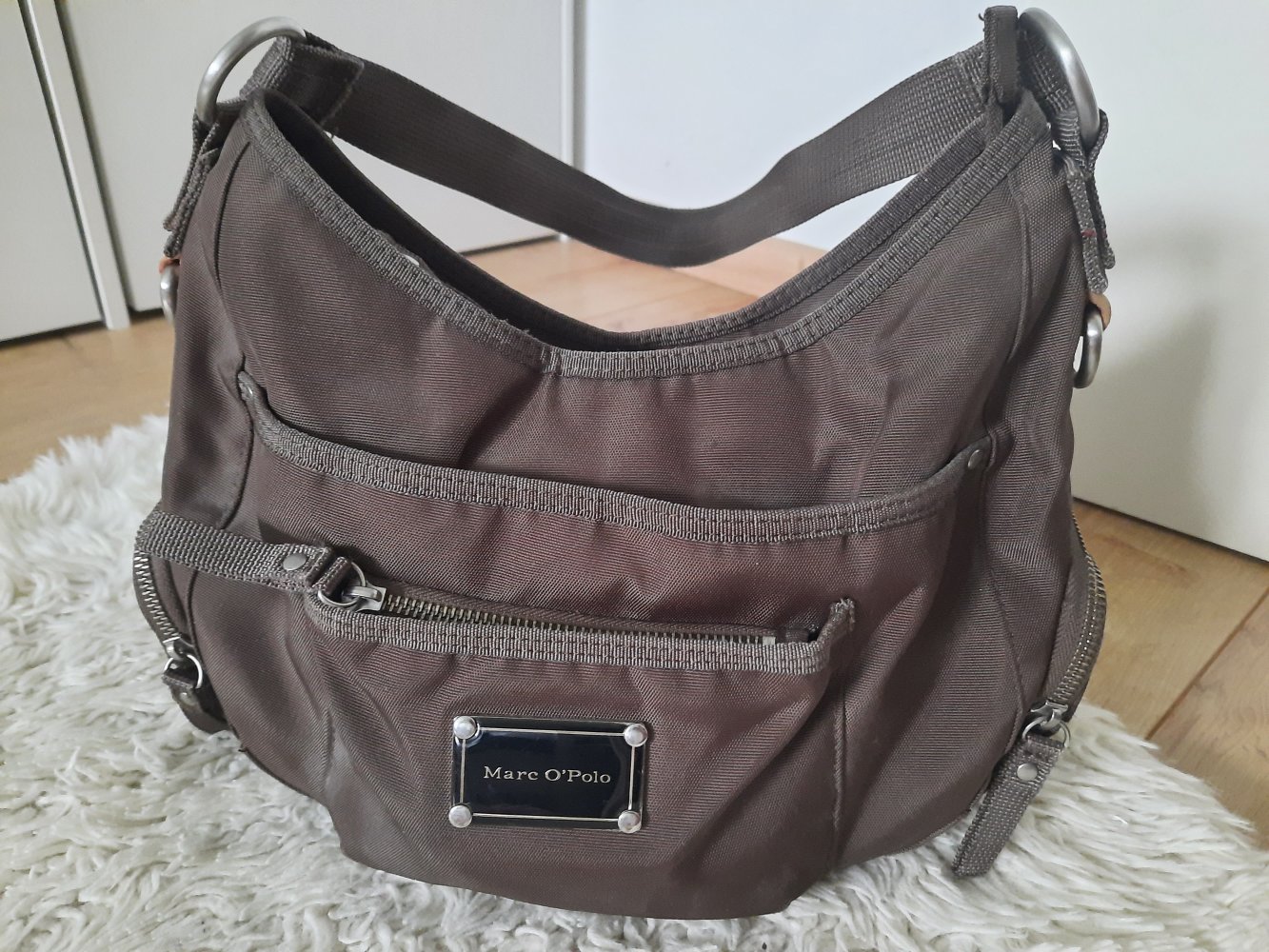 Marc O‘Polo Handtasche Umhängetasche Accessoires abwischbar Stauwunder