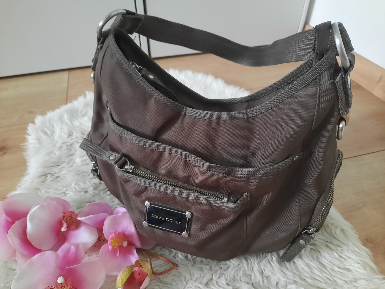 Marc O‘Polo Handtasche Umhängetasche Accessoires abwischbar Stauwunder
