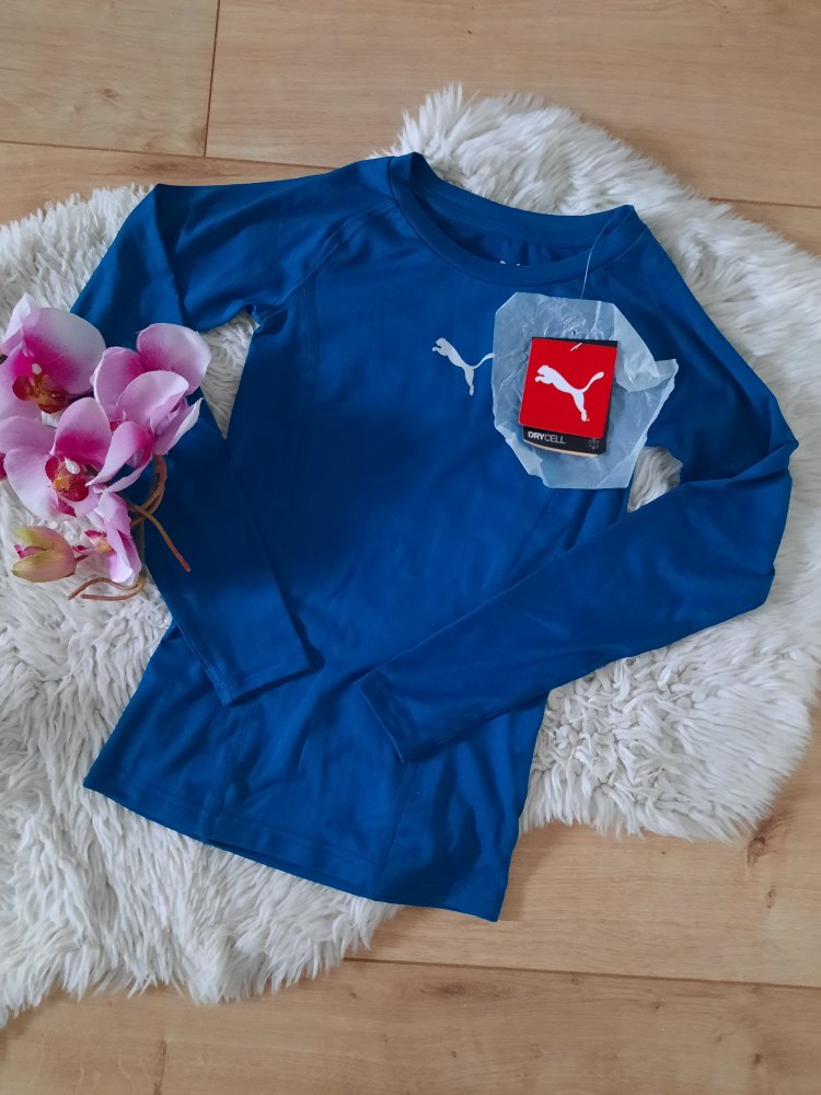 Neu Puma Funktionsshirt Langarm Sportshirt Gr 140 Unisex