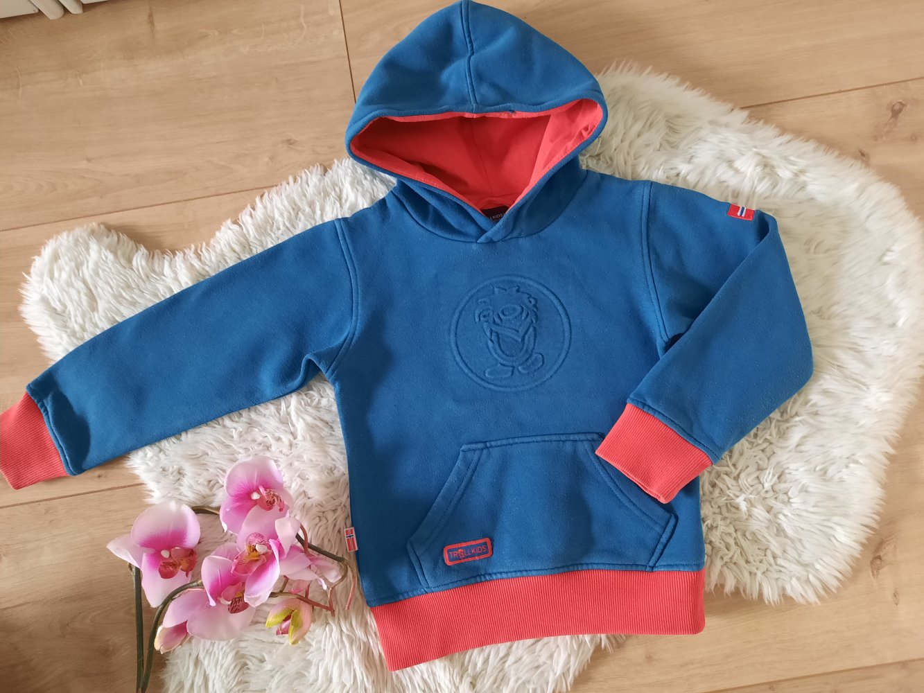 Trollkids Hoodie Kapuzenpullover Sweater Gr 116