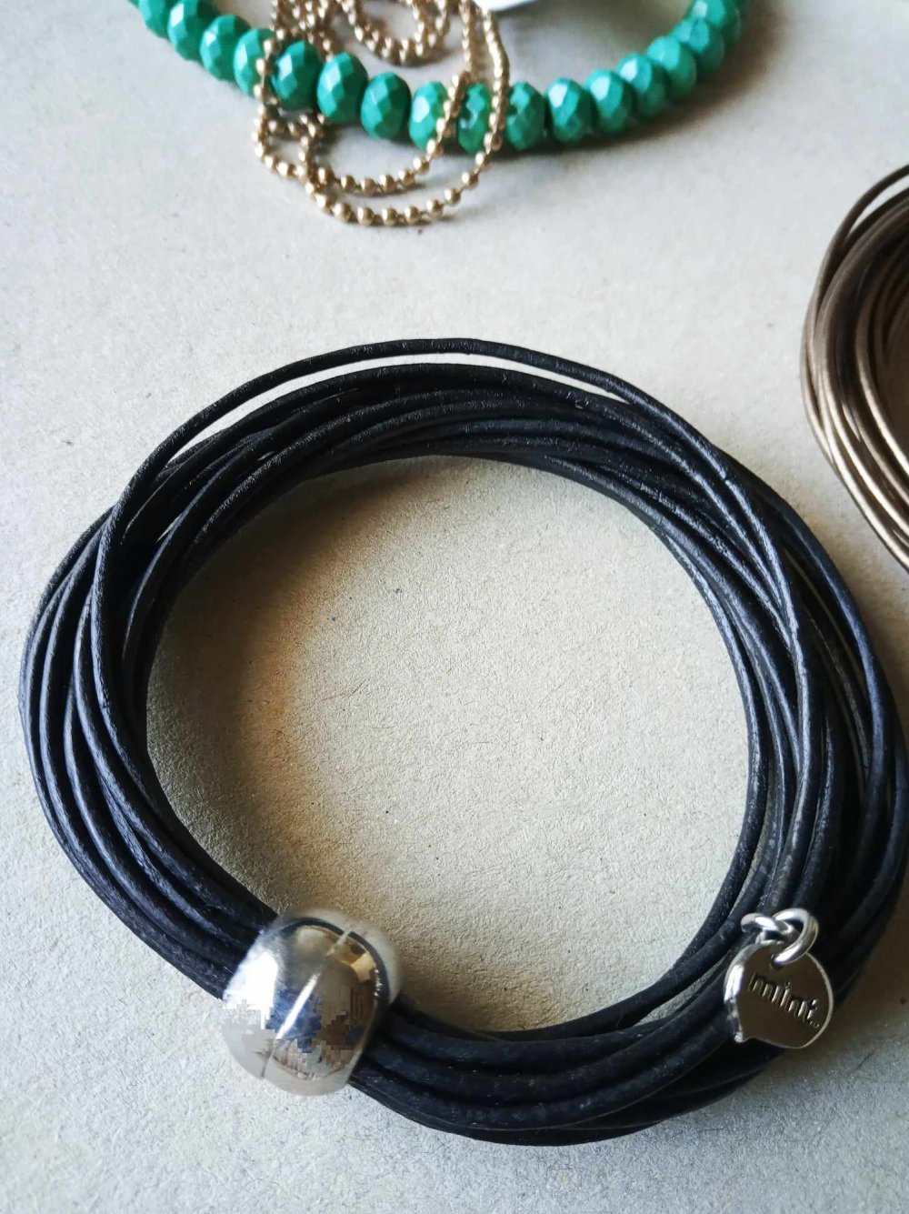 Modeschmuck-Set Halsketten Armbänder Ohrringe Steindose Mint Esprit NEU! VB!