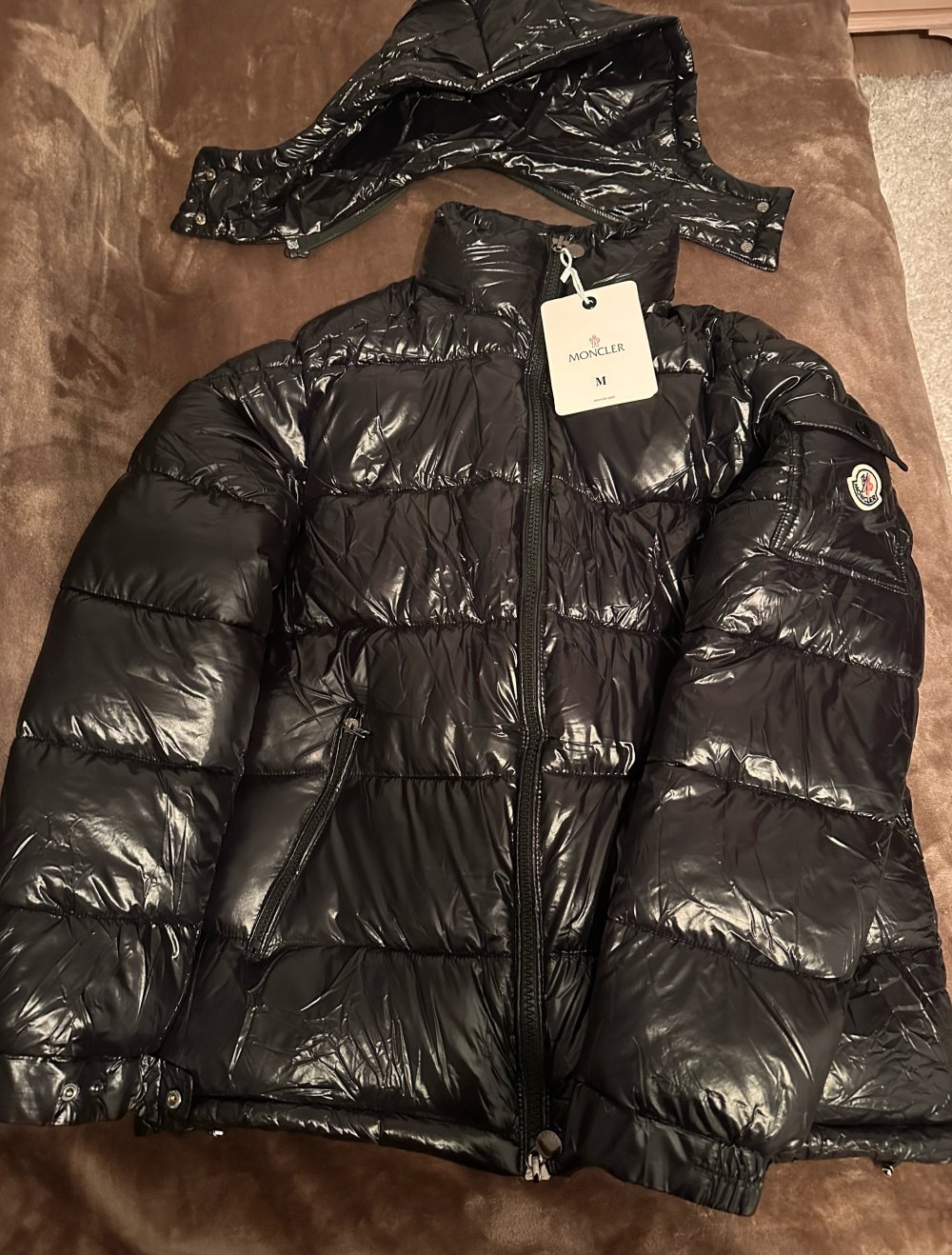 Moncler Herren Daunenjacke Schwarz M