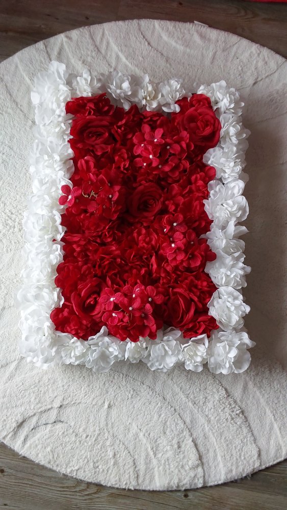 2 stückes Deko Blumenwandpanel Wanddekoration 