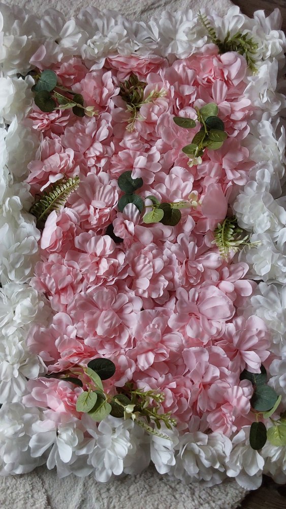 Wanddekoration blumenwand Paneele 2 Stücke 