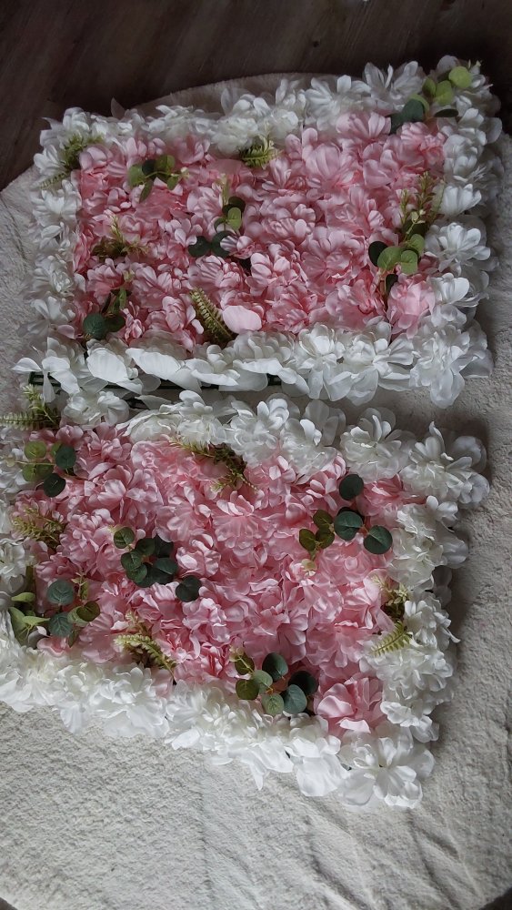 Wanddekoration blumenwand Paneele 2 Stücke 