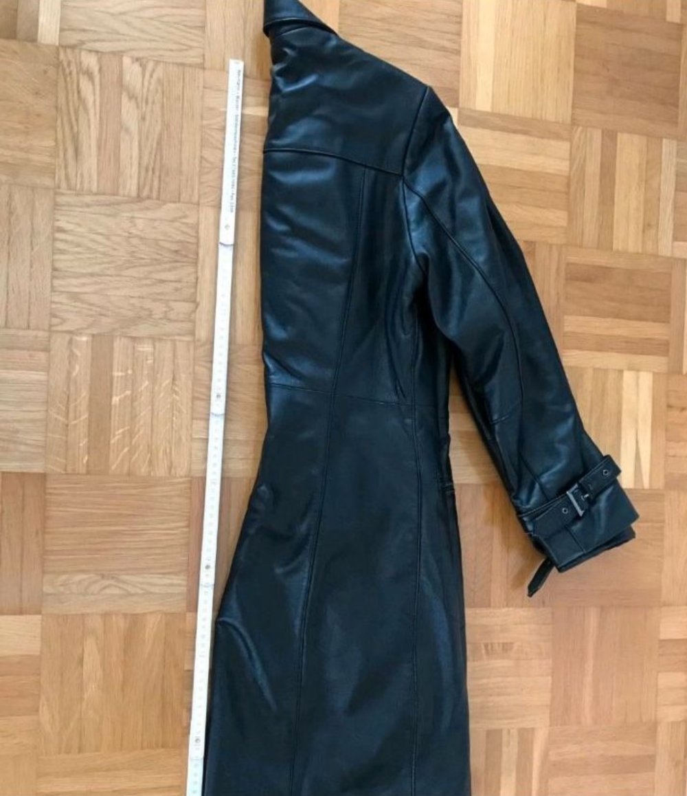 Kurzer Ledermantel Echtleder