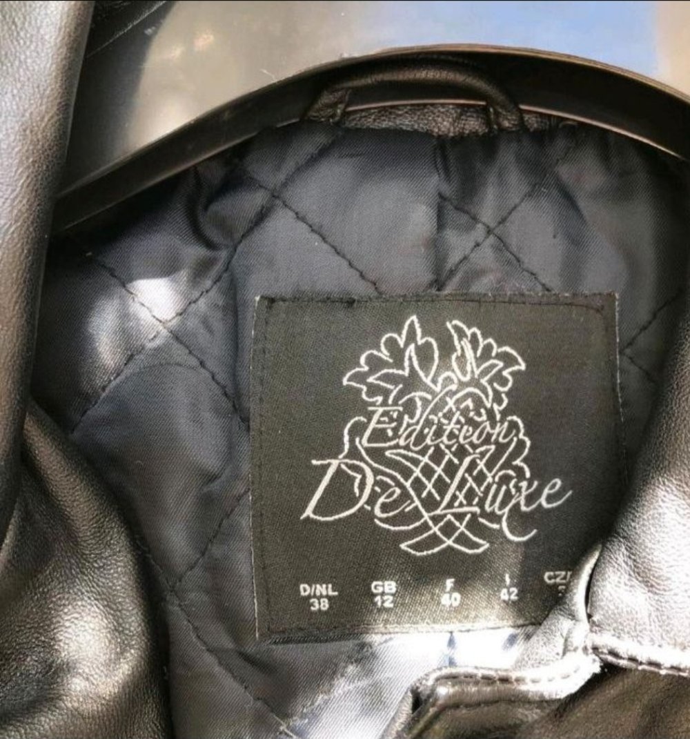 Kurzer Ledermantel Echtleder