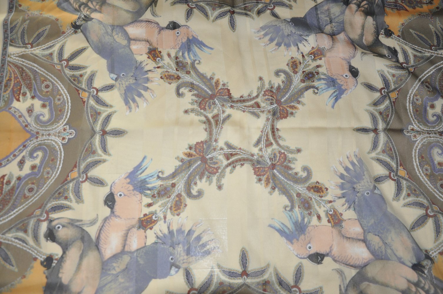 Foulard Schal Halstuch mit Vögeln