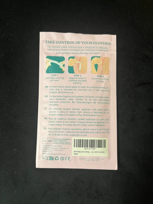 Premium Body & Clothing Tape von Linda's Essentials