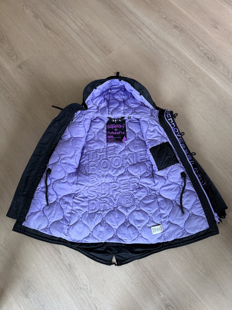 Superdry Parka / Wintermantel / Jacke (schwarz)