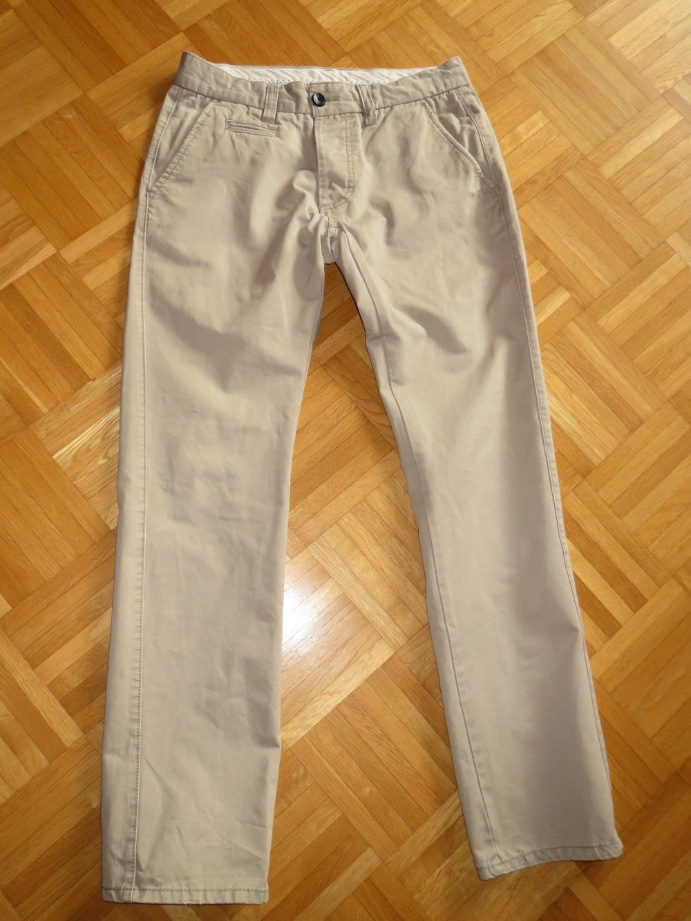 Hose, Chinohose, Gr.31/32, beige