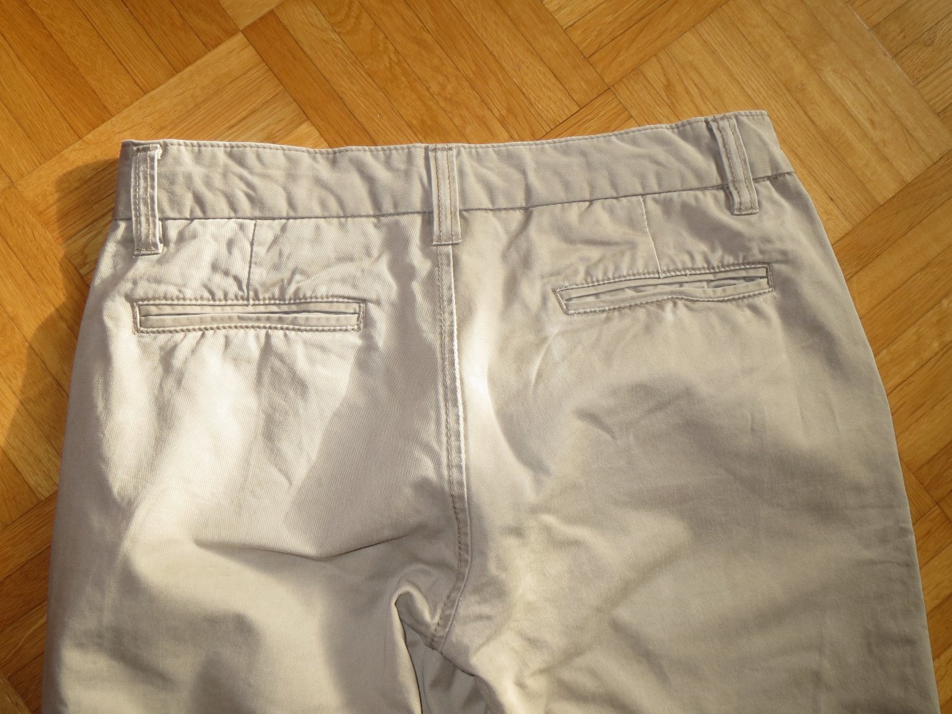 Hose, Chinohose, Gr.31/32, beige