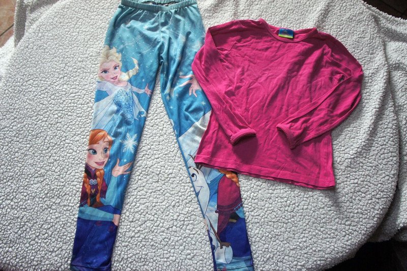 Disney Anna & Elsa Leggings Topolino pink Gr. 122 128