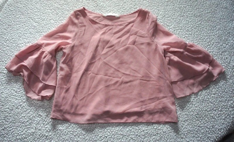 H&M Bluseshirt Shirt rosa Gr. 140