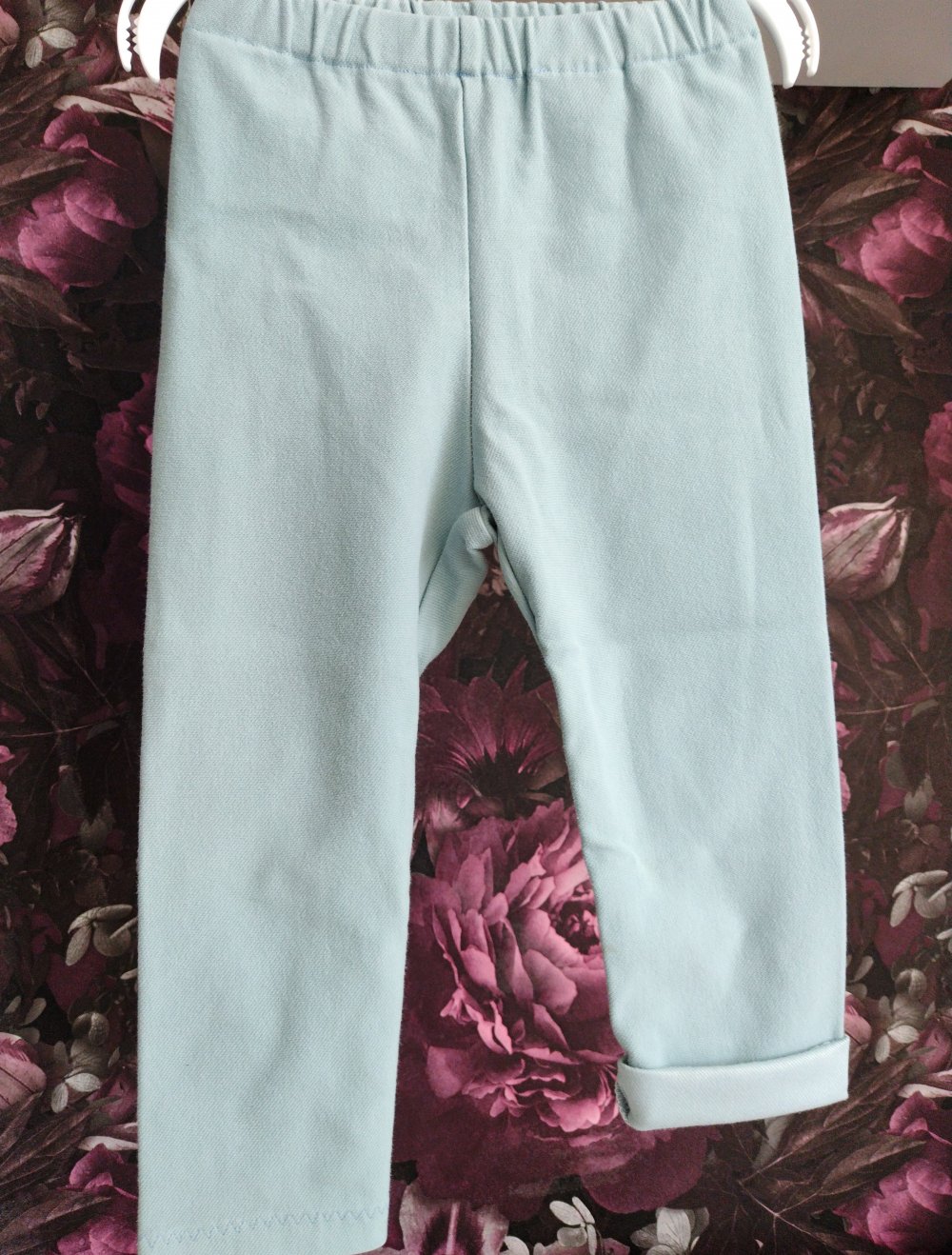 Leichte Jeans ° dusty mint ° Handmade ° Kleinkind ° 86/92