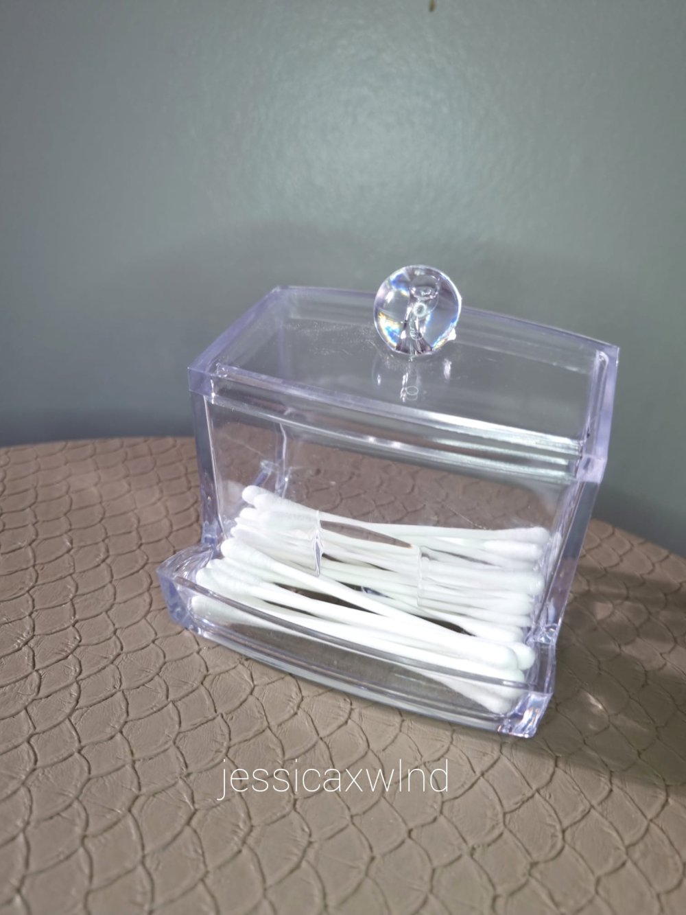 Wattestäbchenbox Behälter Kosmetikbehälter