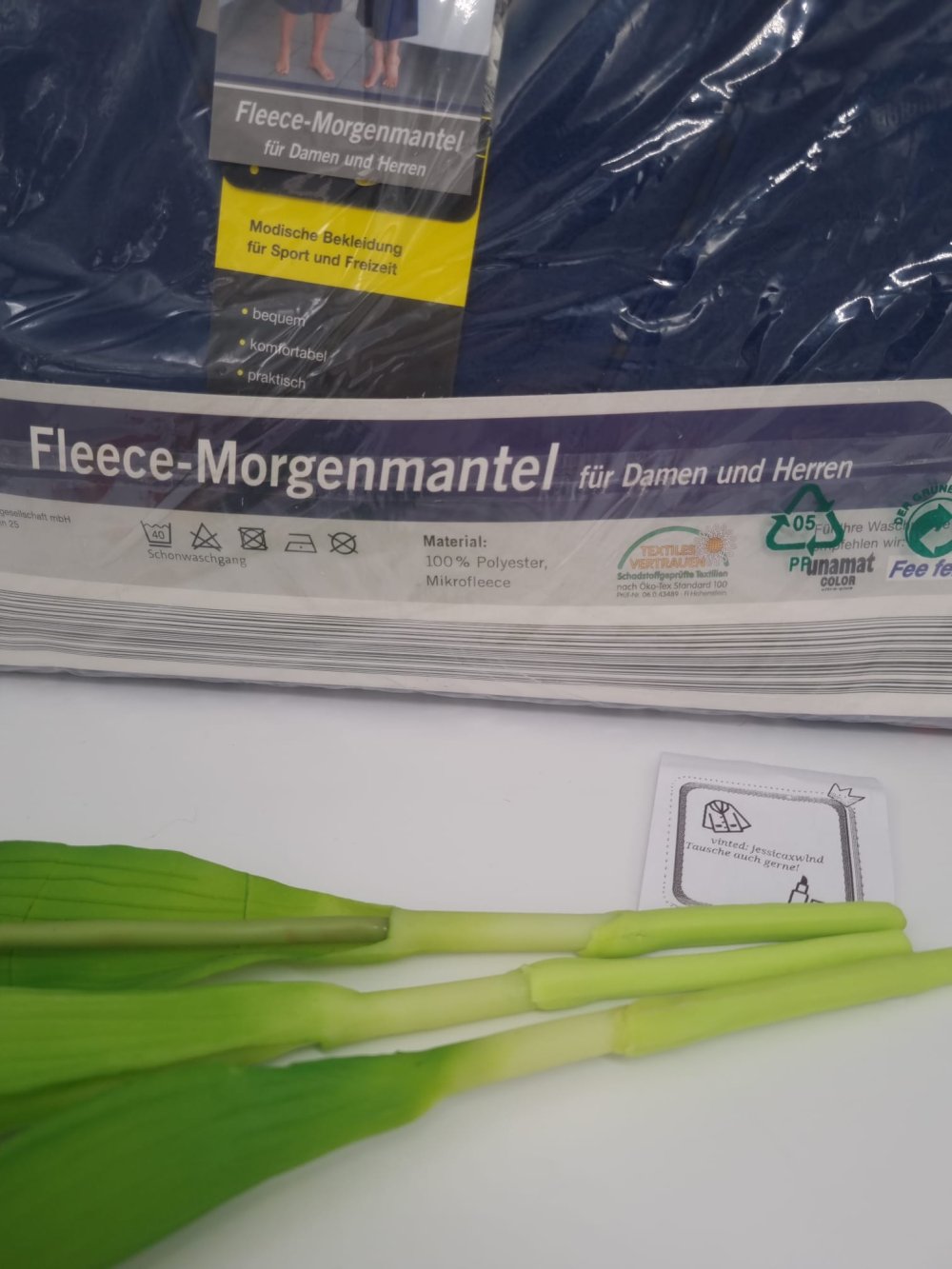 Fleece Morgenmantel Damen und Herren
