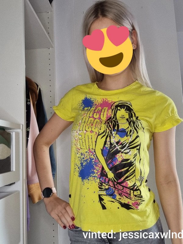 Print T-Shirt Oberteil Shirt