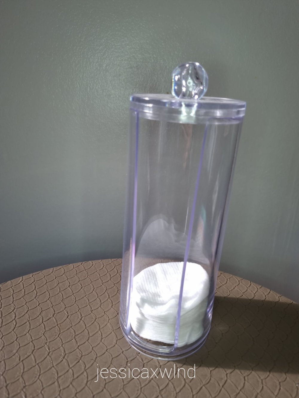 Wattepadbox Behälter Kosmetikbehälter