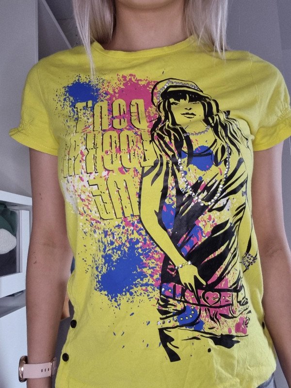 Print T-Shirt Oberteil Shirt