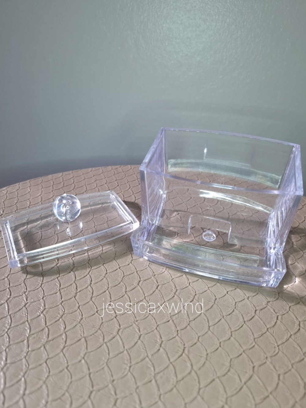 Wattestäbchenbox Behälter Kosmetikbehälter