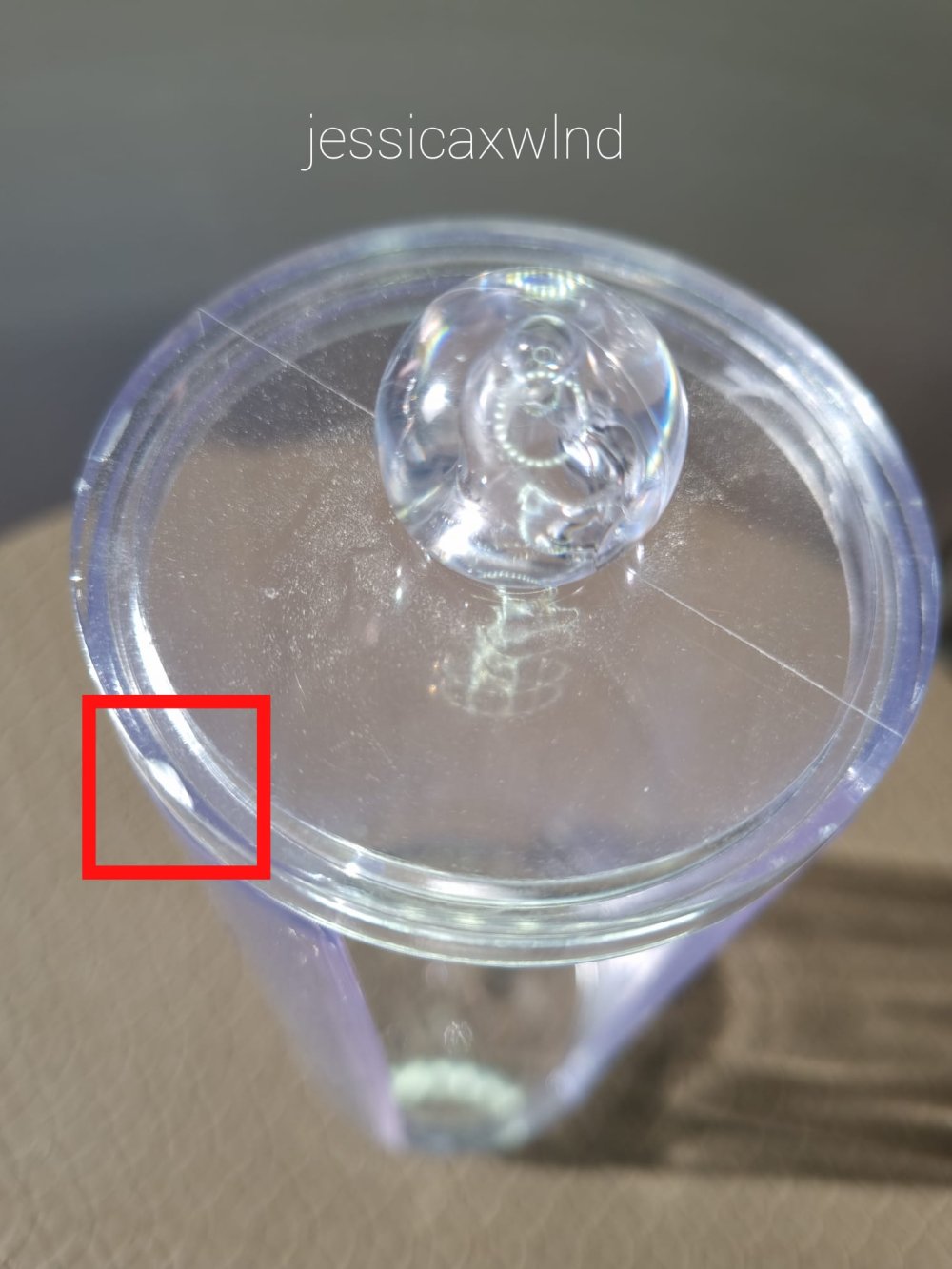 Wattepadbox Behälter Kosmetikbehälter