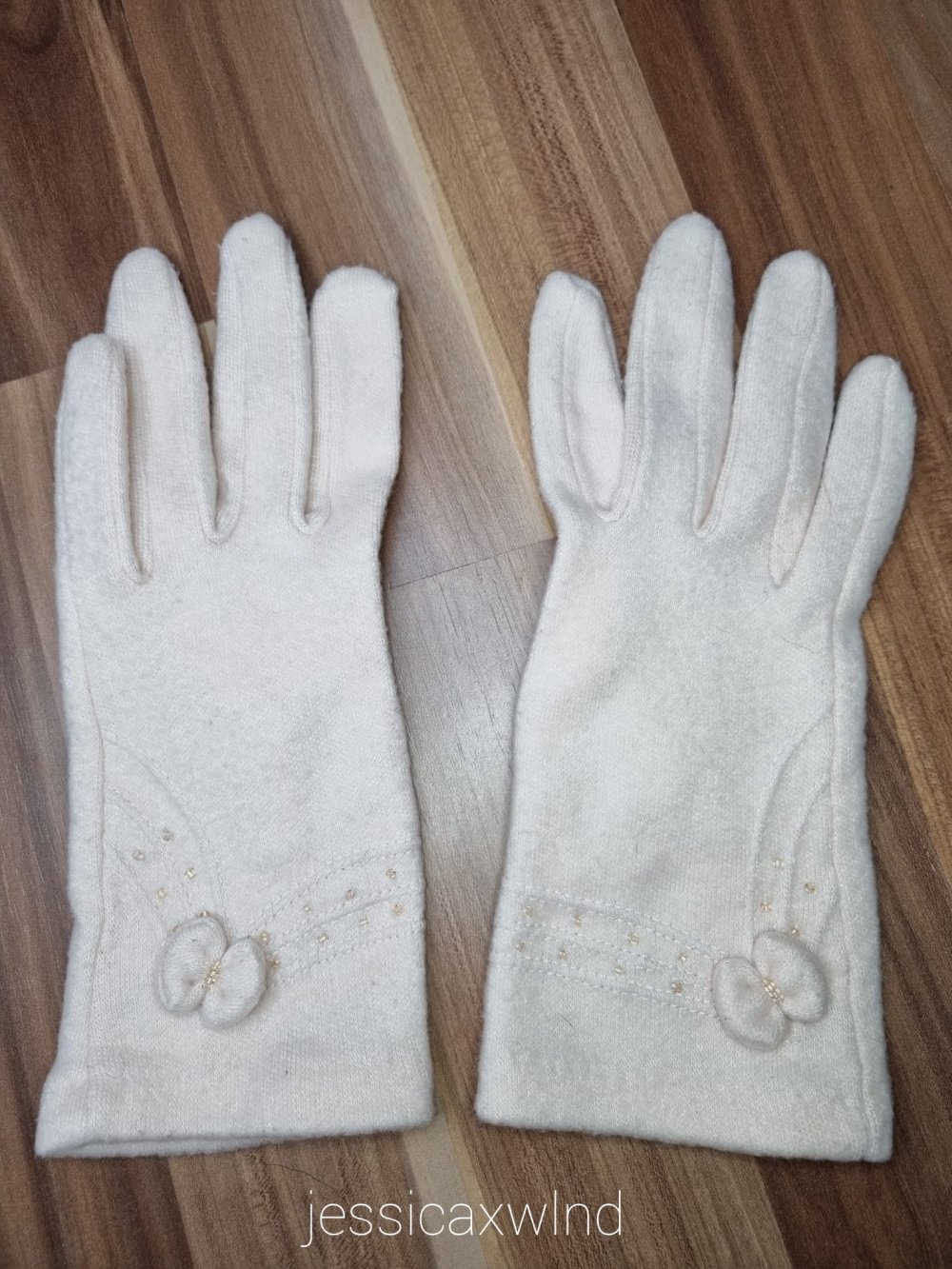 Handschuhe Lang Schleife