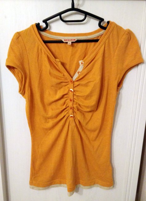 Shirt in angesagtem Senfgelb