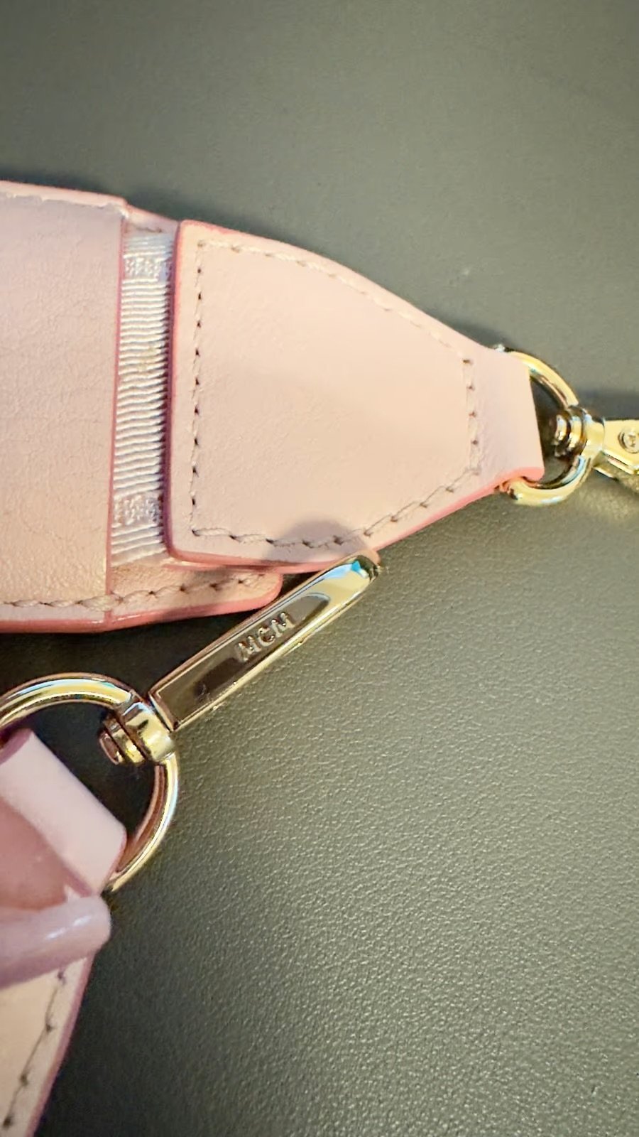 MCM Beuteltasche, Puder Pink, Rosa