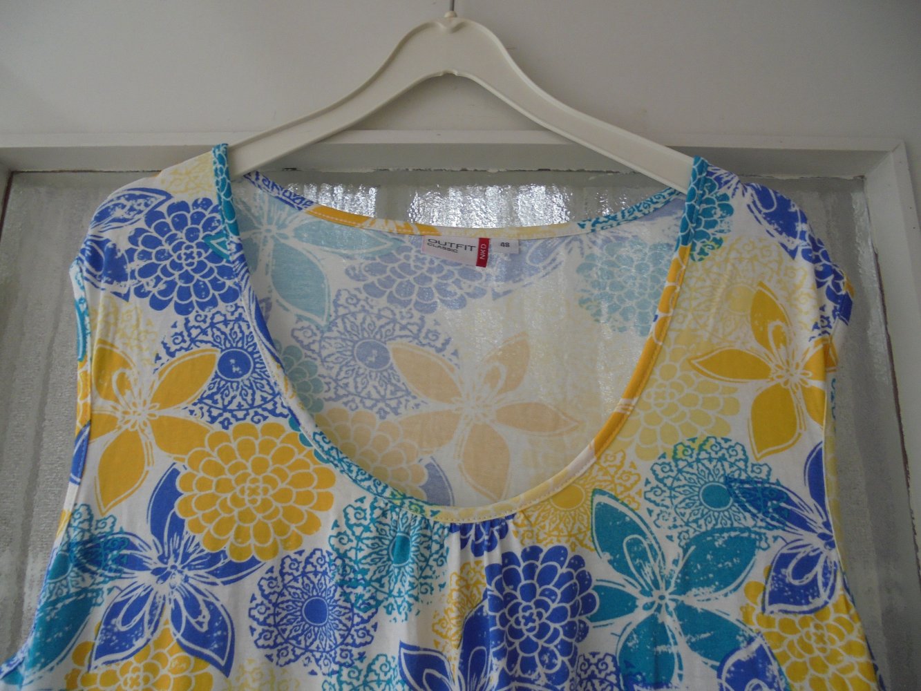NKD Classic Outfit Tunika Gr. 48 sommerliches Blumenmuster