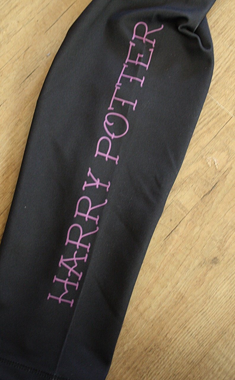Wunderschöne, ausgefallene Harry Potter Leggings, Gr.M/L