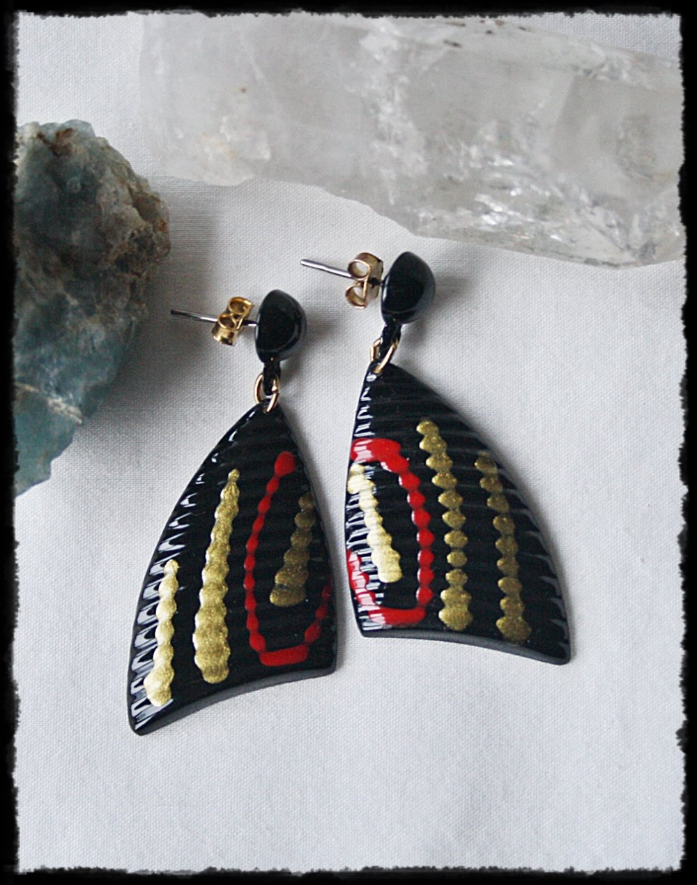 Wunderschöne, leichte Vintage Ohrringe