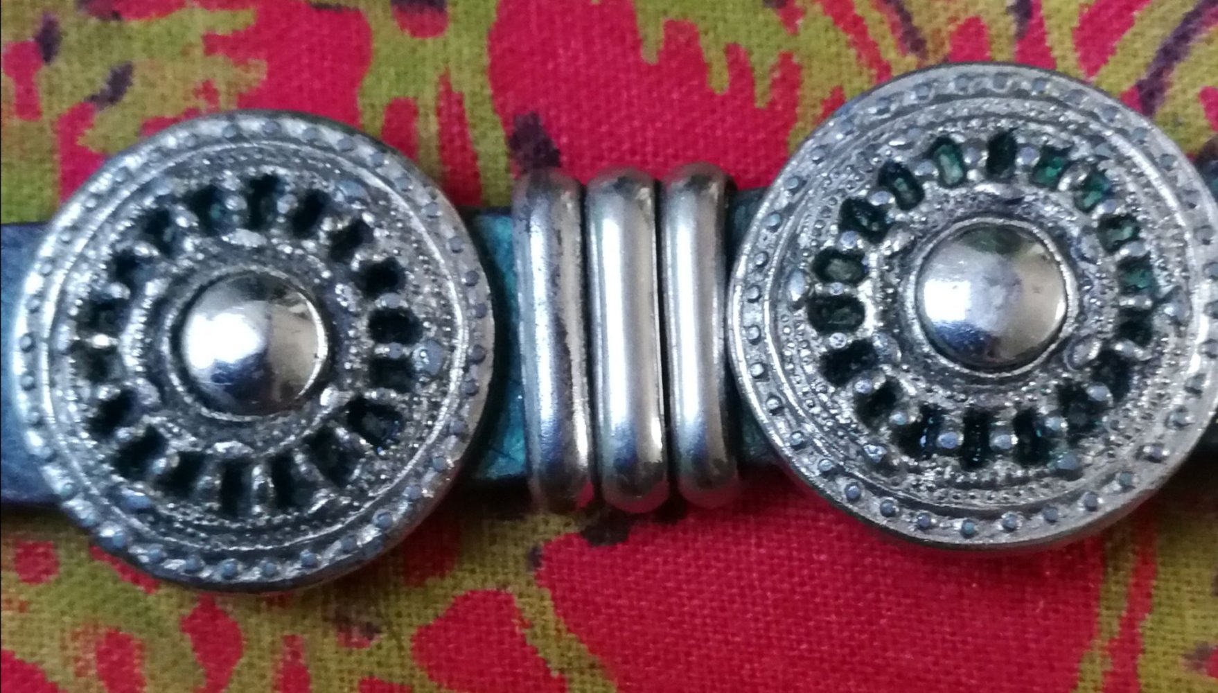 Armband Lederband 80er Metal Cowboy Country Rockchick Jingles True Vintage Retro