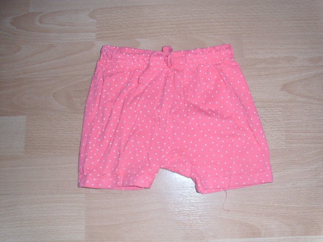Kurze Hose von H&M, rosa mit Pünktchen, Gr. 86