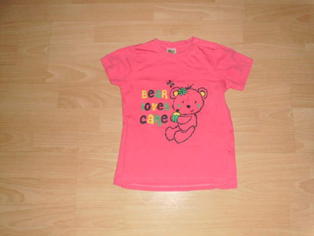 T-Shirt von Papagino, rosa mit Motiv, Gr. 98/104