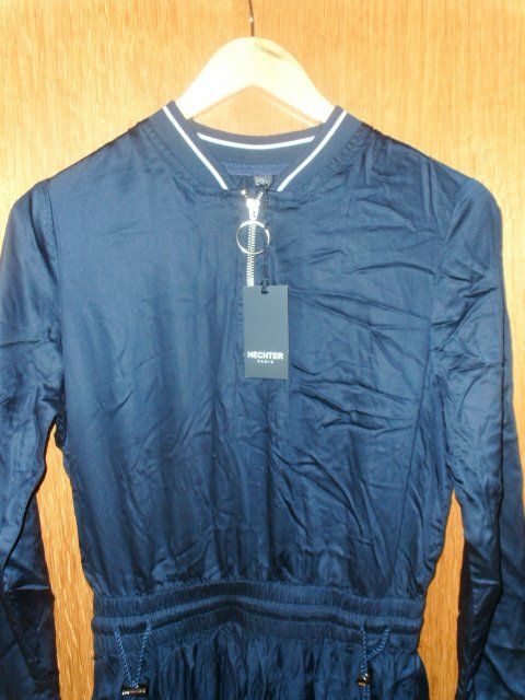 Midikleid von Hechter, blau, Gr. 36 mit Etikett