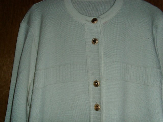Cardigan von C&A, wollweiß, Gr. 42 ( M )