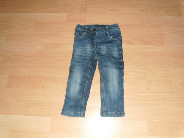 Jeans von Papagino, blau, leicht gefüttert, Gr. 86