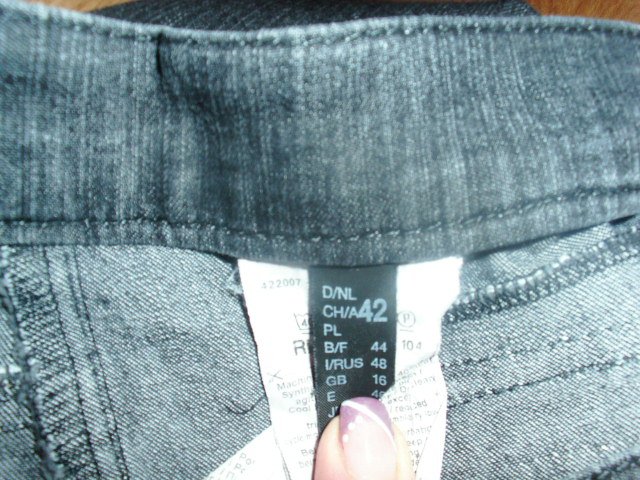 Jeans von Gerry Weber, antrazith, Gr. 42