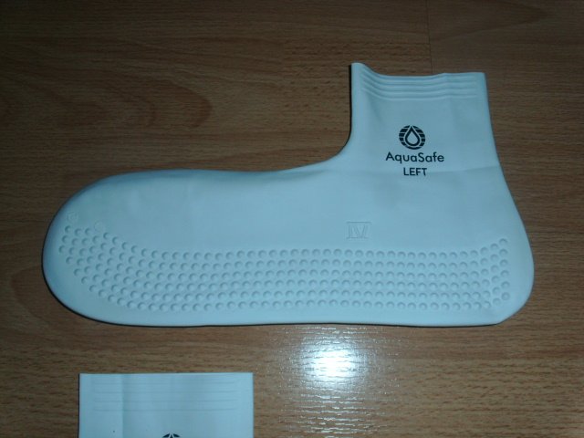 Schwimmsocken von Aquasafe aus Latex, hellbeige, Gr. 31-35