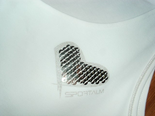 Top von Sportalm Kitzbühel, creme mit Herz, Gr. 42