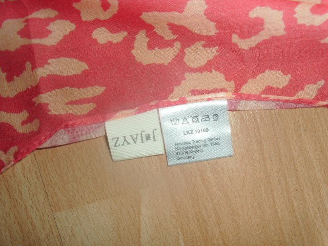 Schal von J. Jayz, rosa Animalprint