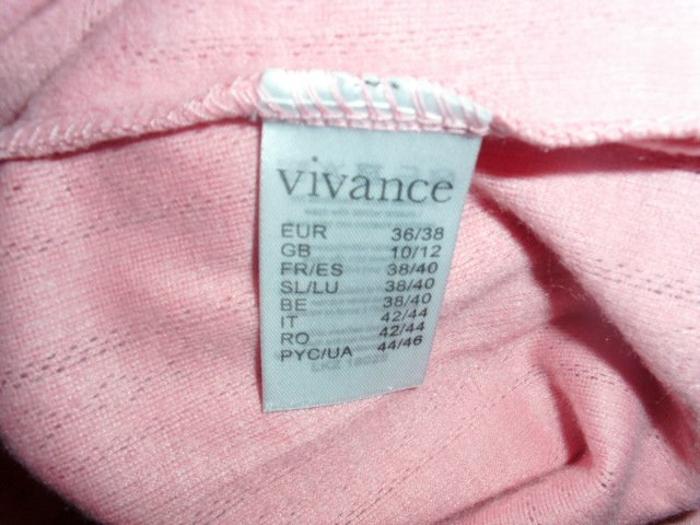 Top von Vivance, rosa, Gr. 36/38