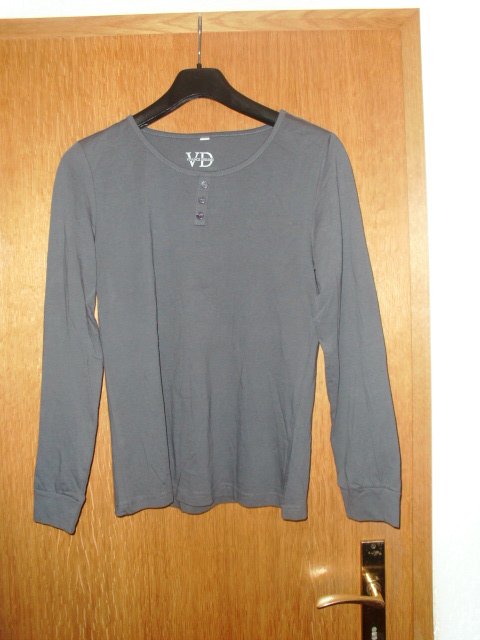 Langarmshirt von Vivance Dreams, grau, Gr. 36/38