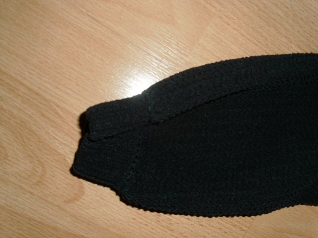 Strickpullover von H&M schwarz, Gr. 122/128