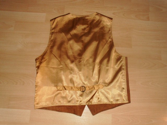 Wildlederweste von Leather sound, hellbraun, Gr. 44