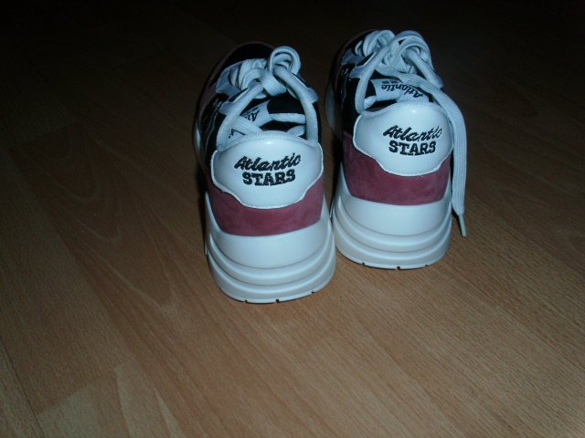 Sneakers von Atlantic Stars, rosa-schwarz, Gr. 38 NEU
