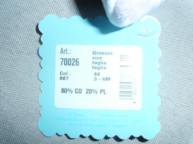 Mütze von Disney, Winnie Pooh, pastelllila, KU 44 cm mit Etikett